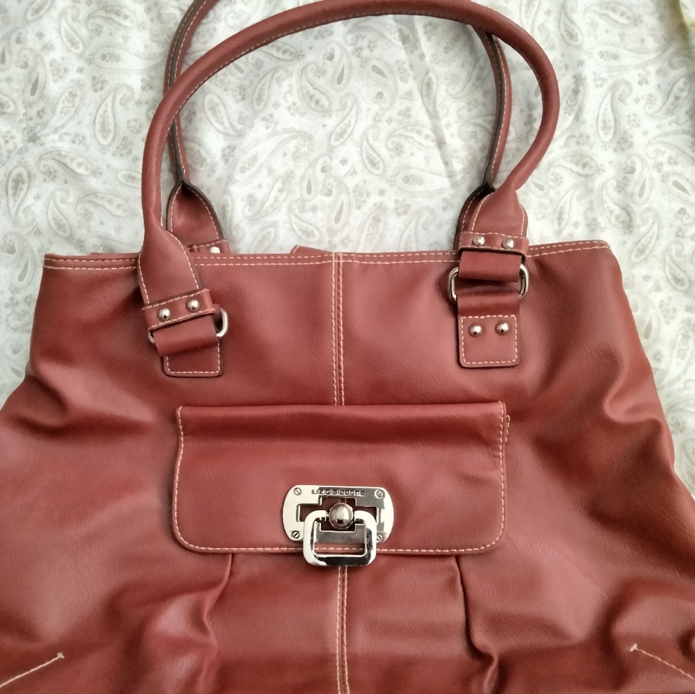 Red Liz Claiborne purse/handbag